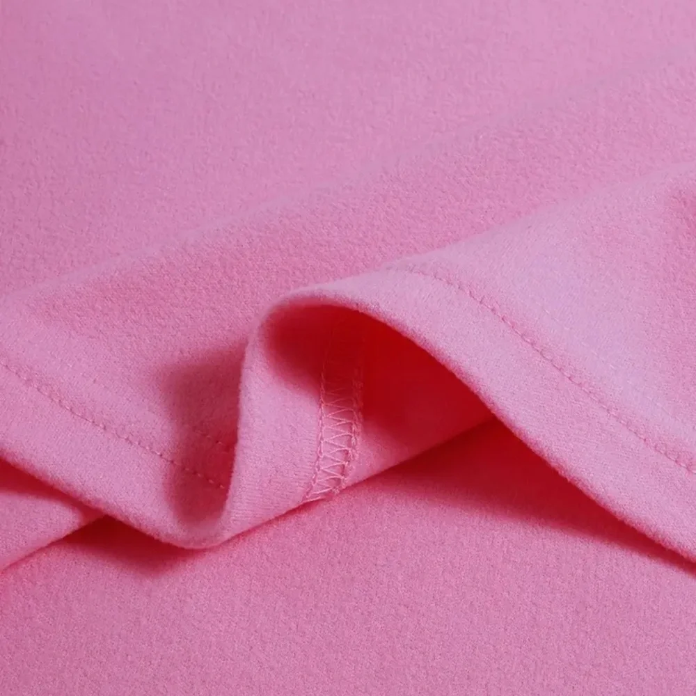 Pink Long Sleeve Beach Graphic Shirt